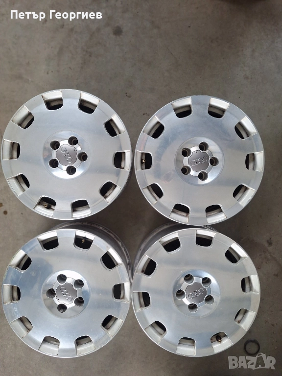  ОРИГИНАЛНИ АЛУМИНИЕВИ ДЖАНТИ  АУДИ  -5x112x57-17цола, снимка 1