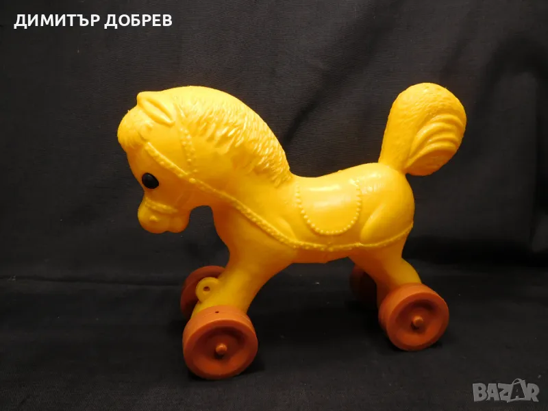 СТАРА РЕТРО СОЦ СССР ПЛАСТМАСОВА ИГРАЧКА КОНЧЕ , снимка 1