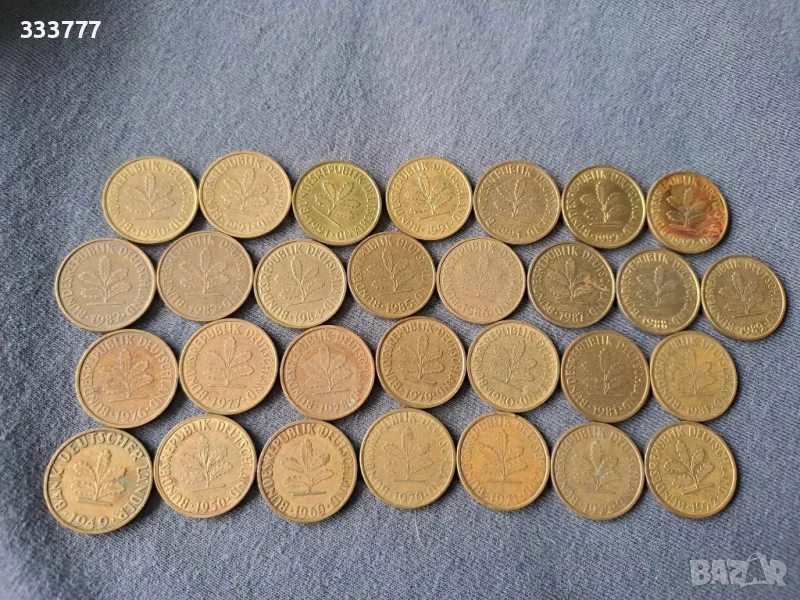 Монети от 5 пфениг Германия. , снимка 1