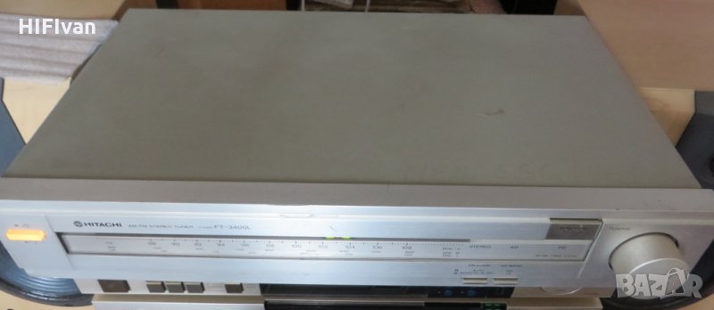 Трилентов Ретро Стерео Тунер (Аналогов) Vintage HiFi HITACHI FT-3400L Silver (сребрист), снимка 1