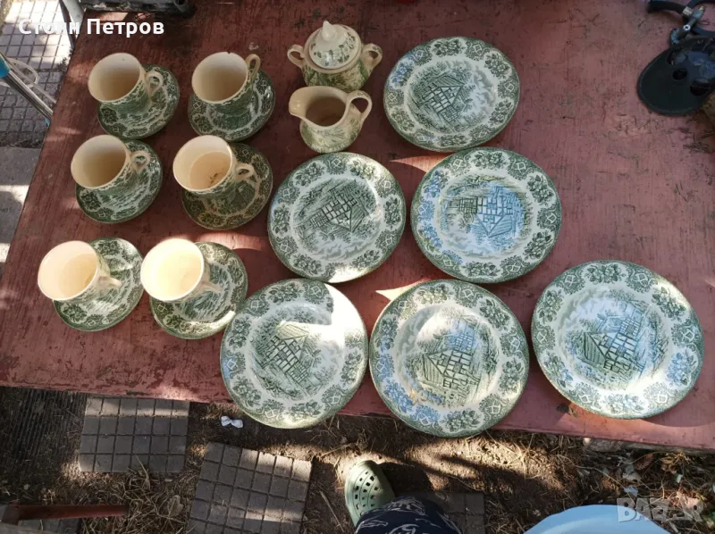 Сервиз Staffordshire underglaze , снимка 1