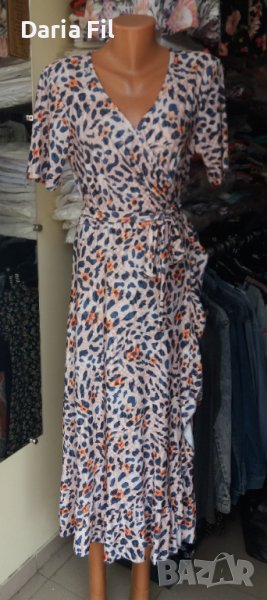 Дълга рокля тип "прегърни ме", снимка 1