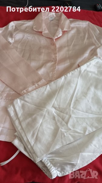 Дамски сатенени пижами,пижама., снимка 1