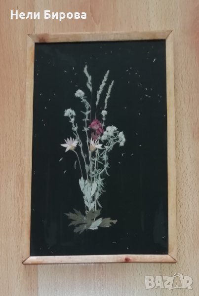 Автентично пано със сухи цветя от Соца, снимка 1