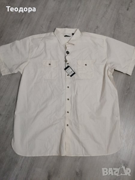 Мъжка риза 4ХЛ - памук , снимка 1