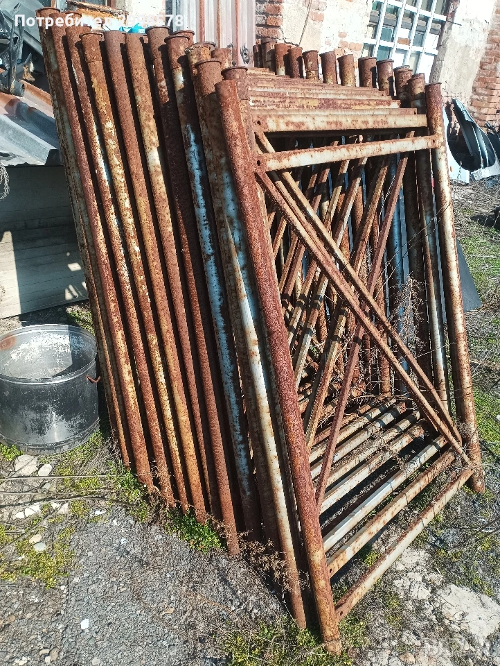 24 бр крака за метално / желязно скеле , снимка 1