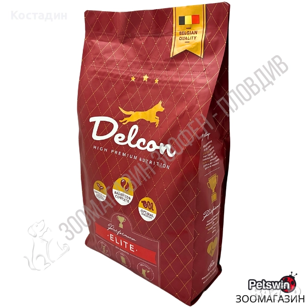 Пълноценна Храна за Кучета в Зряла възраст над 1 година - Elite - 12кг - Delcon, снимка 1