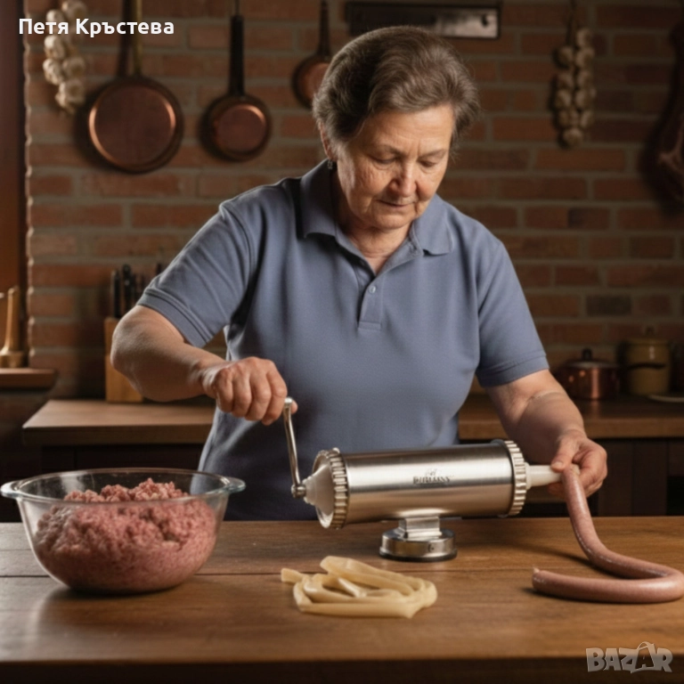 Пълначка за колбаси Bohmann BH 02-750 – Стабилна, удобна и идеална за домашни наденици, снимка 1