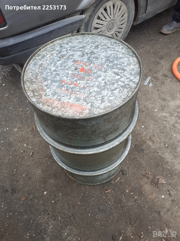 Заводски варели за нафта,от соц.време, снимка 1