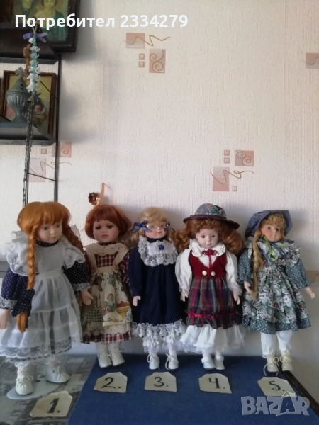 Порцеланови стари кукли, Тиролски и Баварски момичета. , снимка 1