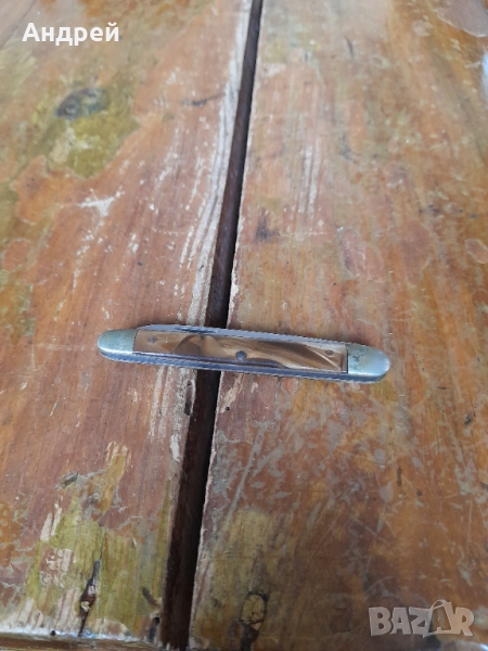 Стар джобен нож,ножче,ножка #156, снимка 1