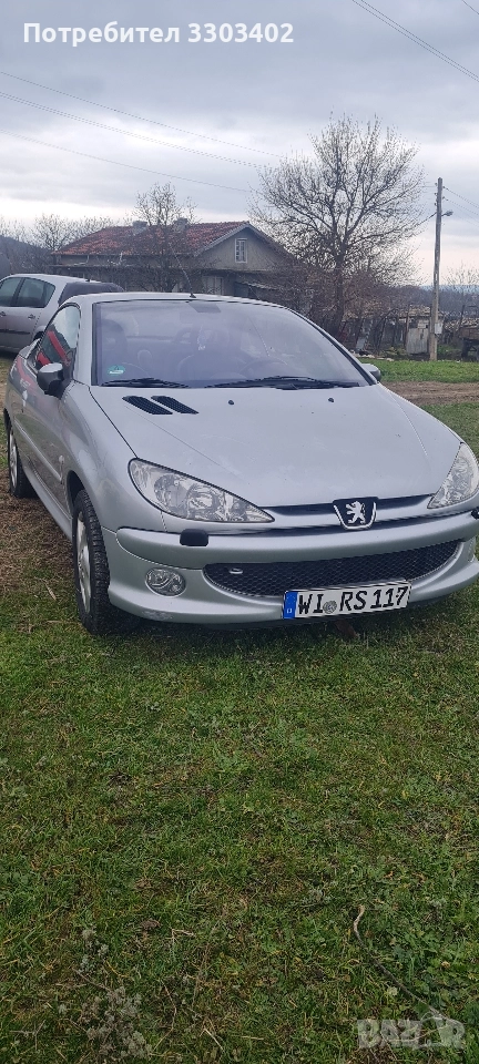 Peugeot 206cc, снимка 1