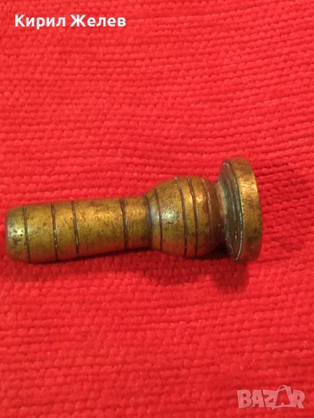 СТАРИНЕН БРОНЗОВ ХАЙДУШКИ ЛИЧЕН ПЕЧАТ с МОНОГРАМ ИНИЦИАЛИ УНИКАЛЕН 19 Век за КОЛЕКЦИЯ 34277 , снимка 1