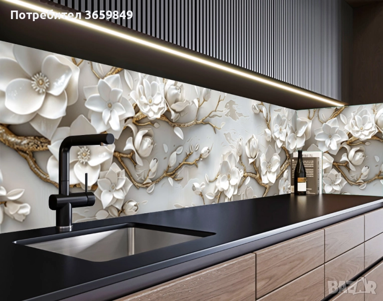 Гръб за кухня от 8 мм МДФ с принт, снимка 1