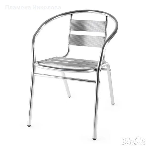 Алуминиев стол Muhler, 54x55xH74см, снимка 1