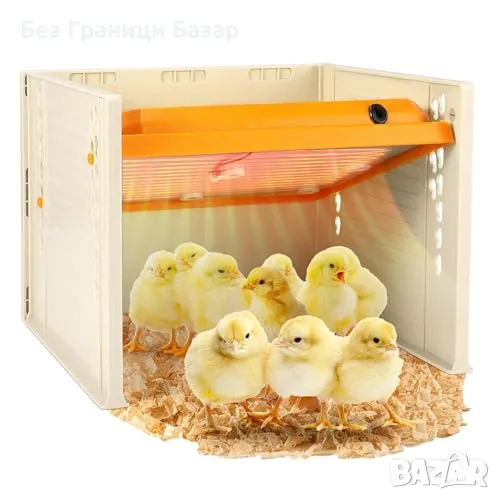 Нов Нагревател за пиленца - регулируем и безопасен дизайн за до 15 броя, снимка 1