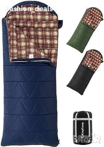 Нов Спален чувал за възрастни 3-4 сезона лек водоустойчив за Туризъм къмпинг, снимка 1