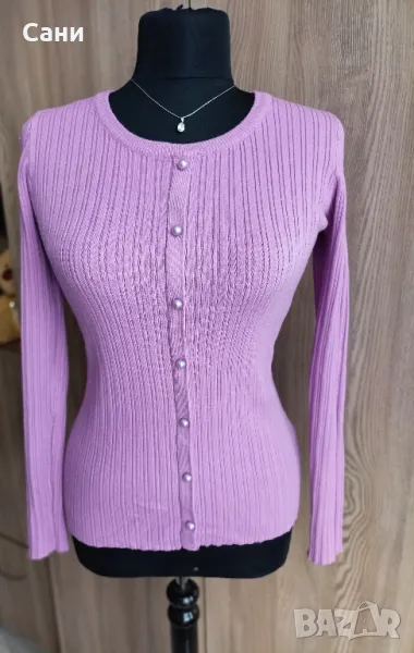 Розова блуза с перли , снимка 1