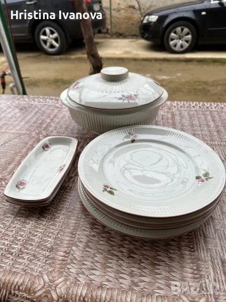 Сервиз Изида супник с чинийки, снимка 1