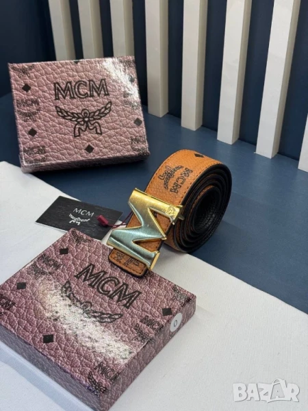 колани от естествена кожа в кутия mcm, снимка 1