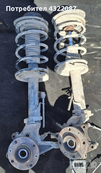 Амортисьори , пружини, шенкел , главина от Пежо / Peugeot 206 2.0HDI 90к.с RHY , снимка 1