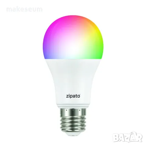 Смарт LED крушки Zipato bulb 2 – Z-wave - RGBW Е27 806lm, снимка 2 - Крушки - 47359072