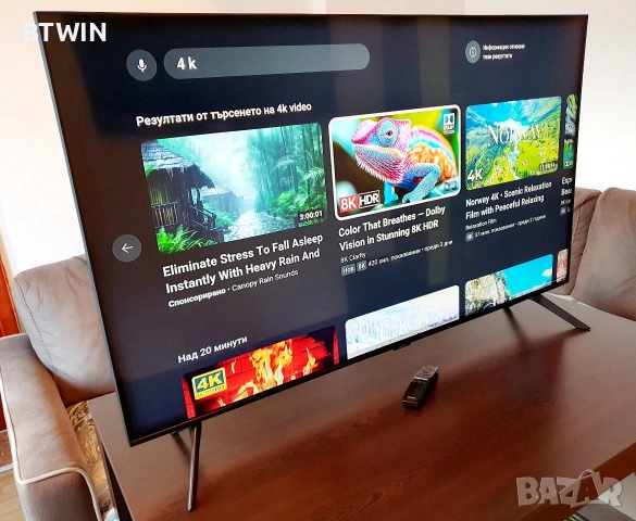 Телевизор - Samsung 50 ИНЧА - QLED - SMART TV - 4K !, снимка 10 - Телевизори - 53166768