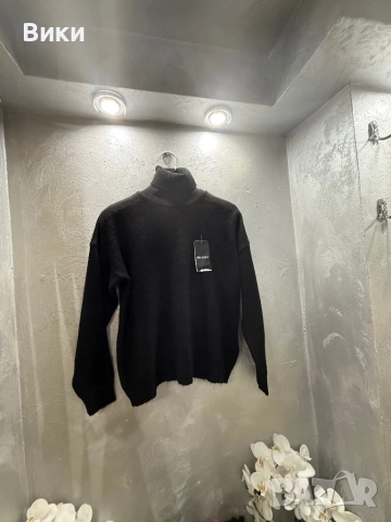 Черно поло, много топло и меко, снимка 7 - Блузи с дълъг ръкав и пуловери - 52480971