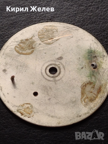 Циферблат за джобен часовник МЪЛНИЯ СССР рядък за КОЛЕКЦИЯ ДЕКОРАЦИЯ 21973, снимка 6 - Антикварни и старинни предмети - 44707739