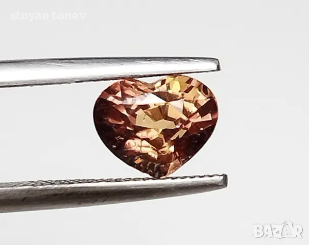 Очарователен Падпараджа сапфир с форма сърце 1.04кт.! Нов!, снимка 9 - Други - 50060600