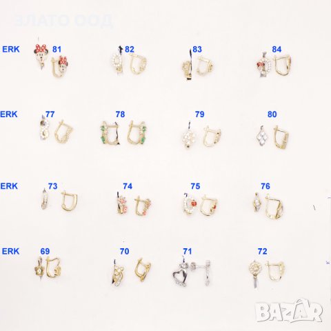 Златни ДЕТСКИ  обеци -14К, снимка 4 - Обеци - 36216449