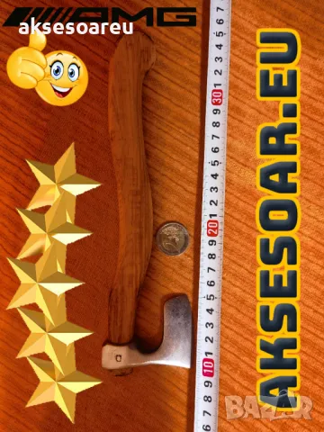 Малка декоративна красива брадва за декорация и украса брадвичка за рязане месо в кухнята украшение, снимка 12 - Декорация за дома - 48631077