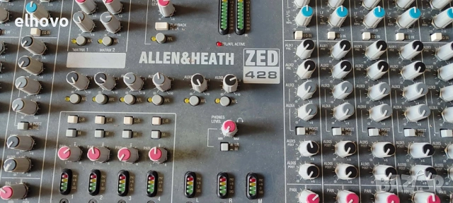 Смесителен пулт Allen & Heath ZED-428, снимка 7 - Ресийвъри, усилватели, смесителни пултове - 53021055