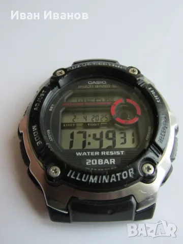 Casio WV-M200 Wave Ceptor Multi Band 5 20 BAR Касио радиосверяем, снимка 9 - Мъжки - 49748888