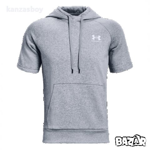 Under Armour Men's UA Rival Fleece Short Sleeve - страхотно мъжко горнище , снимка 3 - Спортни дрехи, екипи - 39246226