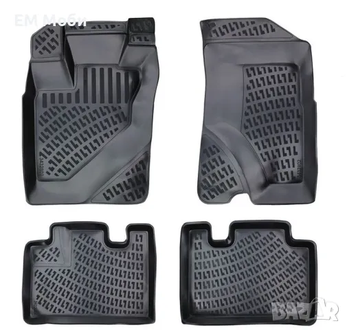 Гумени Стелки Rizline 3D тип Легени К-кт 4 части за Honda CR-V I II III IV V 