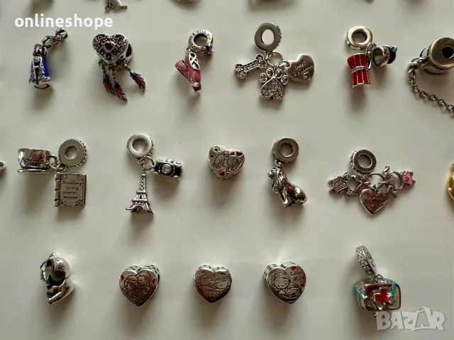 Талисмани с ПОКРИТИЕ ОТ СРЕБРО 925 за гривни , снимка 10 - Други - 49308830