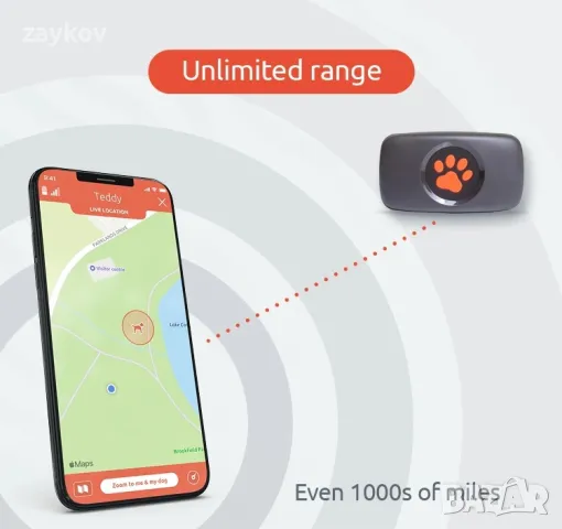 PitPat GPS тракер за кучета, снимка 4 - Друга електроника - 49217573