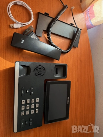 YEALINK SIP-T58V (SIP-T58A с HD камера CAM50) IP Телефон VoIP PoE - SIP / Teams с USB захранване, снимка 13 - Други - 52448276