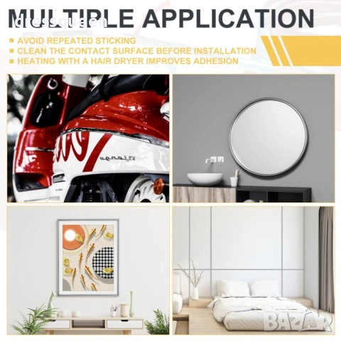 4537 Самозалепваща хромирана лайсна (15м) – Универсален декор за кола и дом, снимка 5 - Аксесоари и консумативи - 53636176