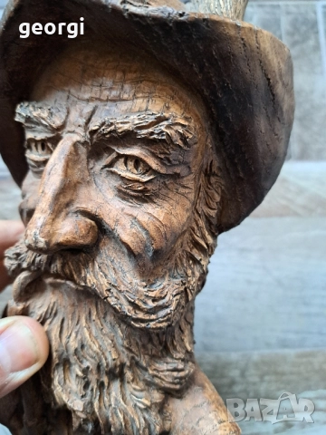 пано за стена мъж с лула 24/6, снимка 5 - Пана - 51929598