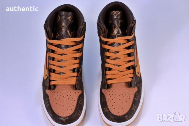 Nike Air Jordan 1 x Off-White x Louis Vuitton, снимка 5 - Маратонки - 36013179