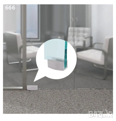 2 броя Водачи за плъзгаща се стъклена врата, снимка 4 - Други стоки за дома - 53036834