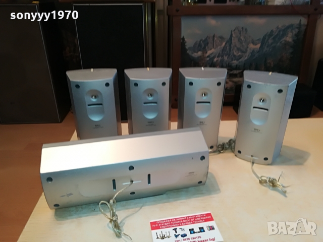 philips center+front x2+surround x2 speakers 1403221658, снимка 10 - Тонколони - 36102915