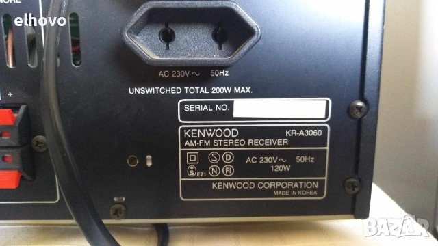 Ресивър Kenwood KR-A3060, снимка 7 - Ресийвъри, усилватели, смесителни пултове - 42031278