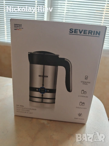 Професионален уред за разпенване на мляко SEVERIN