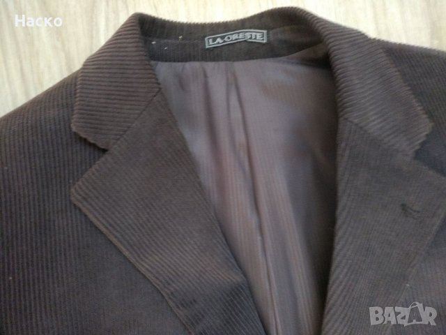  la-oreste ,ново мъжко сако - кадифен рипс, снимка 2 - Сака - 12582188