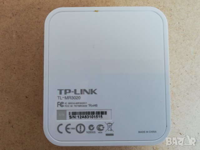 Портативен 3G/4G безжичен рутер TP-LINK TL-MR3020, снимка 5 - Рутери - 41709157