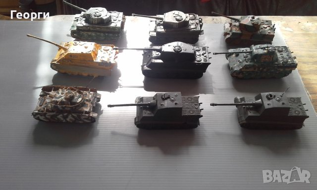 Военна техника в мащаб-танкове, самолети, оръдия, камиони..., снимка 5 - Колекции - 39955366