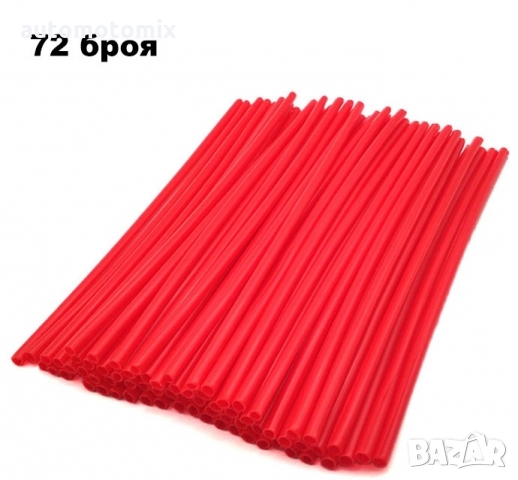СЛАМКИ ЗА СПИЦИ 72 БР.- син, жълт,НЕОН- 2546, снимка 7 - Аксесоари и консумативи - 32224439
